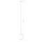 Z-Lite Gideon Pendant, 1-Light, 12.5 In.W x 16 In.H, Brushed Nickel/Etched Opal 1945P12-BN - alternate 7